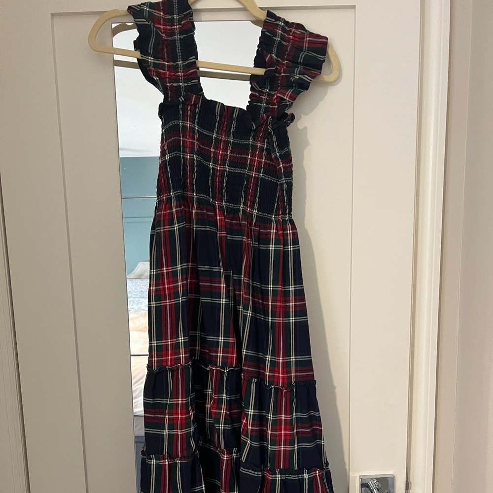 Hill House Ellie tartan dress